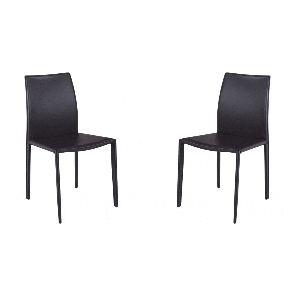 Tommy Franks Dining Celaya Dining Chair - Set of 2 - Black House of Isabella UK