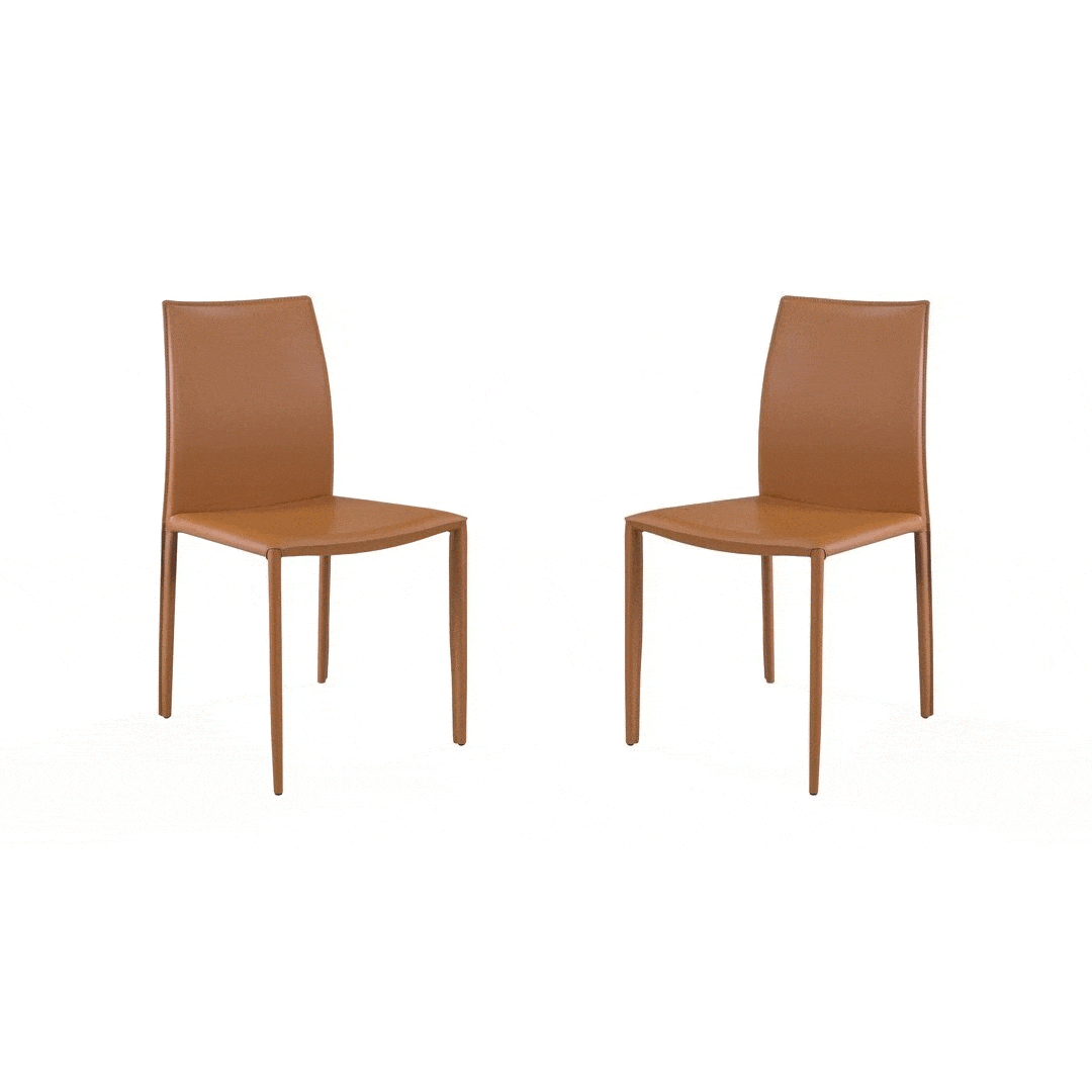 Tommy Franks Dining Celaya Dining Chair - Set of 2 - Tan House of Isabella UK