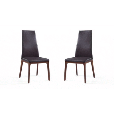 Tommy Franks Dining Compe Dining Chair - Set of 2 - Mustang Black House of Isabella UK