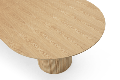 Tommy Franks Dining Lantine 240 Dining Table - Pill Shaped - Ash Oak House of Isabella UK