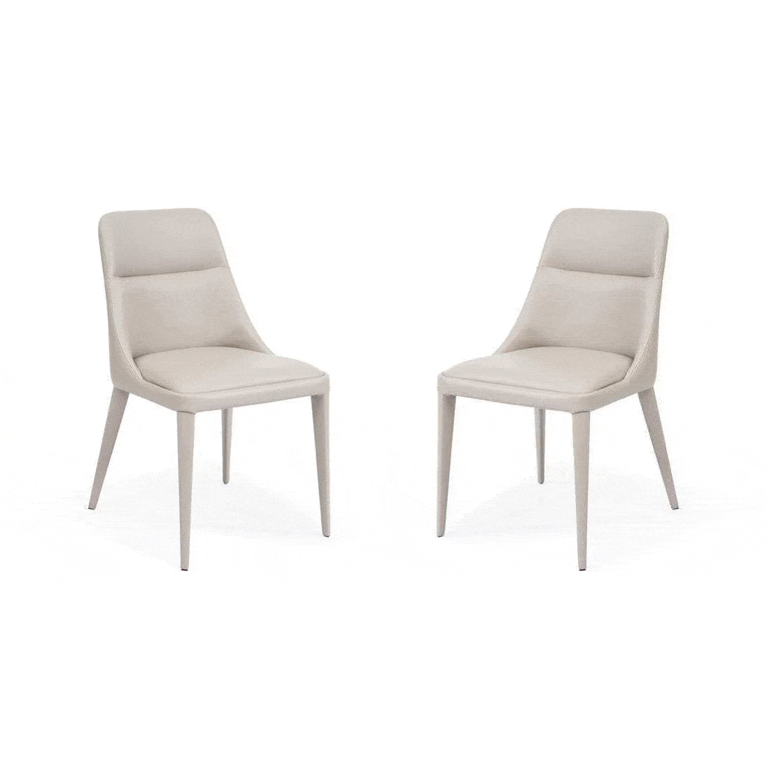 Tommy Franks Dining Marco Dining Chair - Set of 2 - White Cream House of Isabella UK