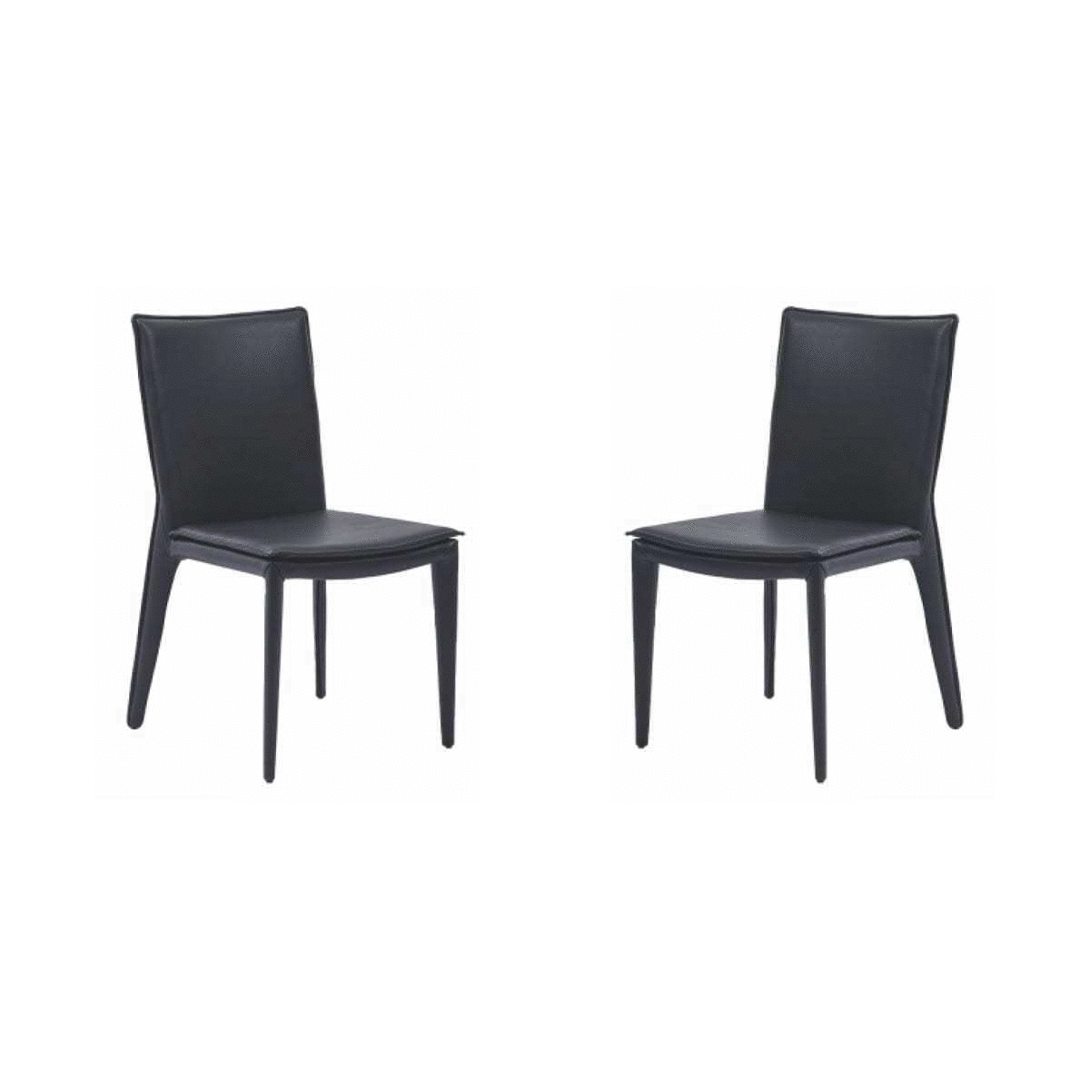 Tommy Franks Dining Othello Dining Chair - Set of 2 - Mustang Black House of Isabella UK