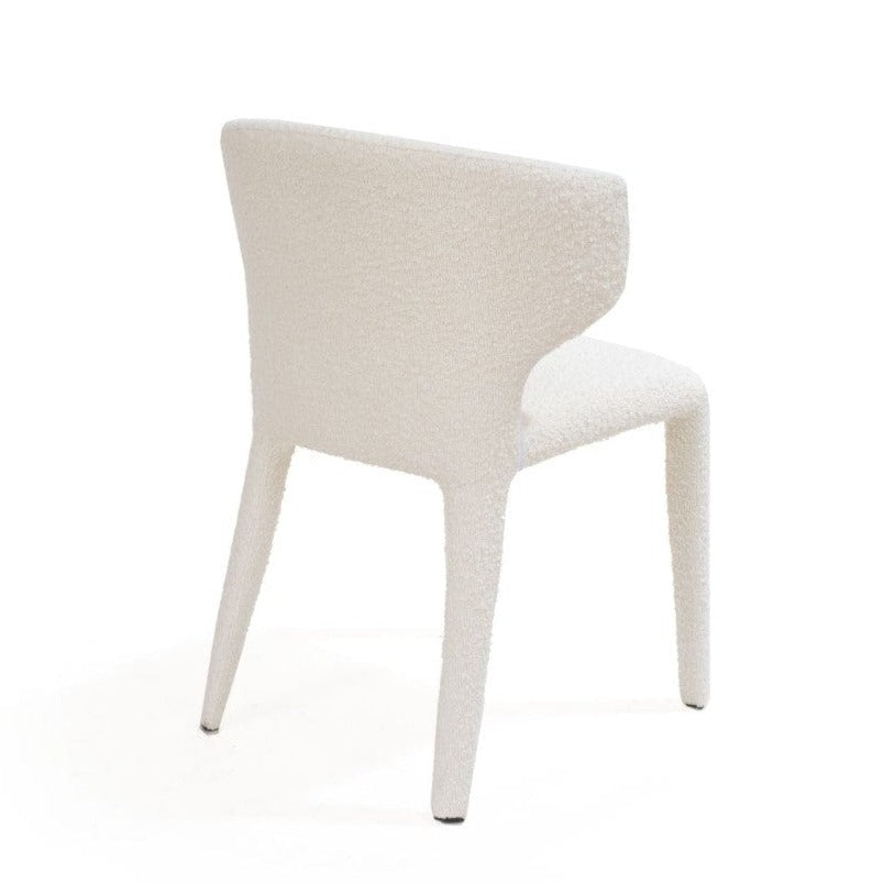 Tommy Franks Dining Vela Dining Chair - Chex Polar Bouclé House of Isabella UK