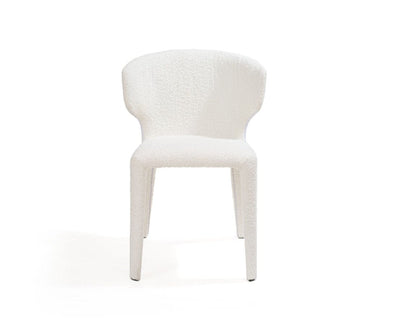 Tommy Franks Dining Vela Dining Chair - Chex Polar Bouclé House of Isabella UK