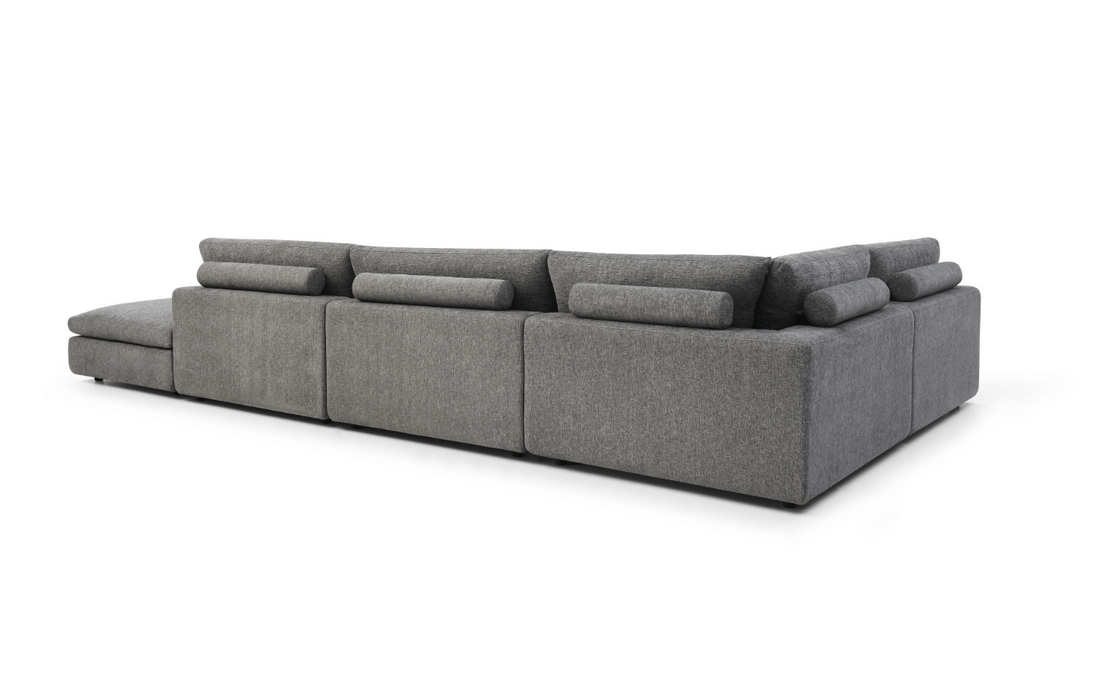 Tommy Franks Living Blanco 5 Piece Modular Sofa - Charcoal House of Isabella UK