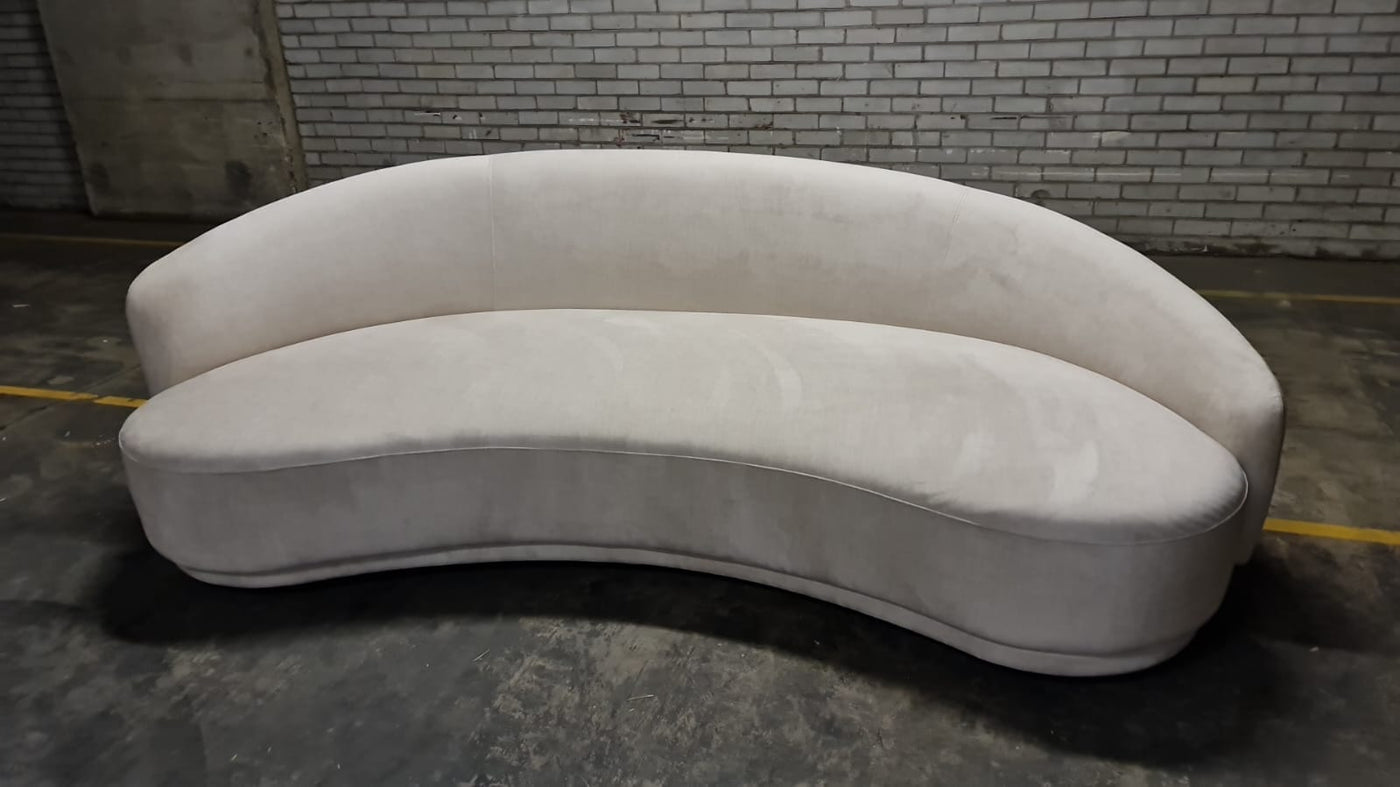 Cove 4-Seater Sofa - Avery Velour Cream | OUTLET - House of Isabella UK