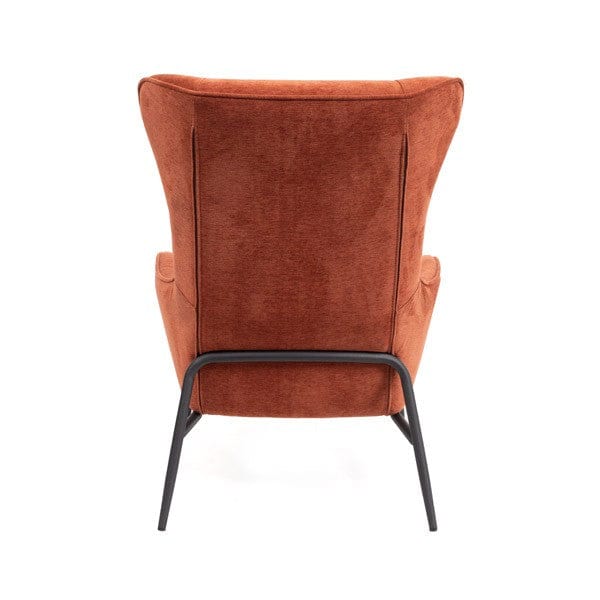 Tommy Franks Living Cranford Lounge Chair - Rust House of Isabella UK
