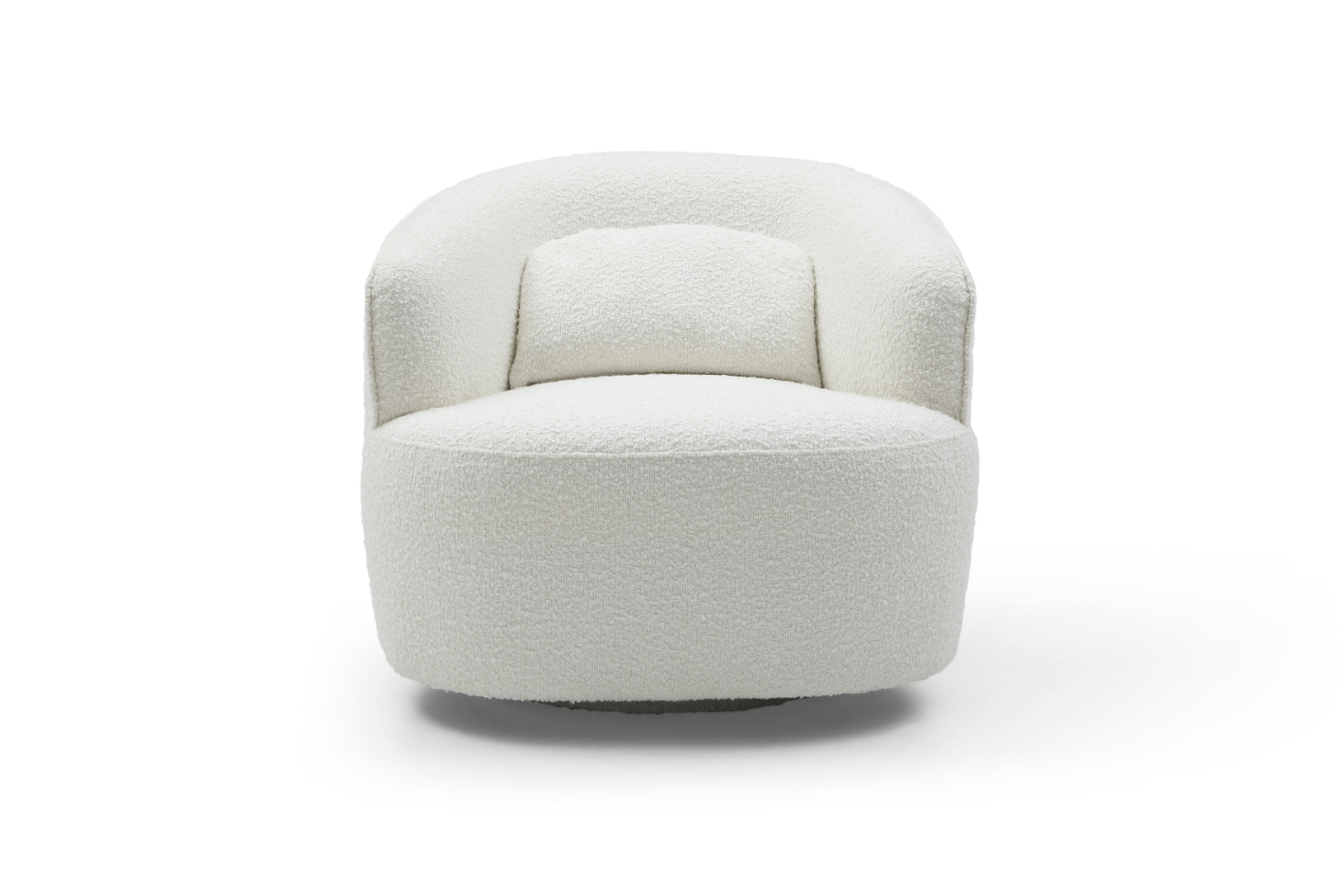 Grace Swivel Chair - Polar Bouclé– House of Isabella UK