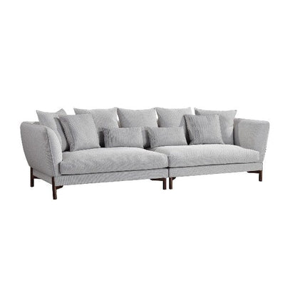 Tommy Franks Living Mimosa 4-Seater Sofa - Light Grey House of Isabella UK