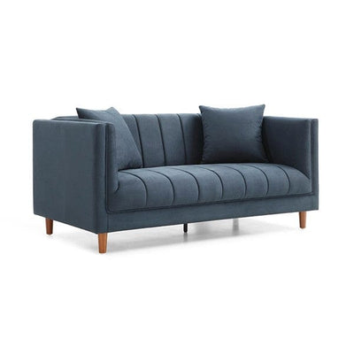 Tommy Franks Living Regency 2-Seater Lounge - Nappa Midnight Blue House of Isabella UK