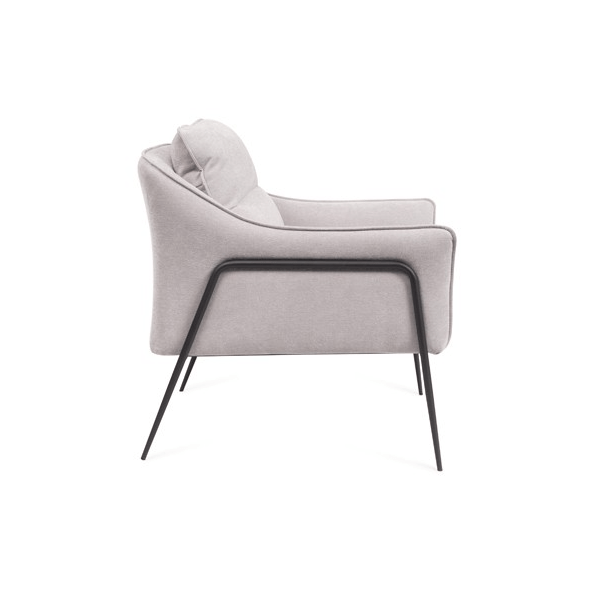 Tommy Franks Living Torsion Lounge Chair II - Giselle Cool Grey House of Isabella UK