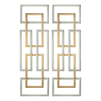 Uttermost Accessories Aerin Geometric Wall Art, S/2 House of Isabella UK