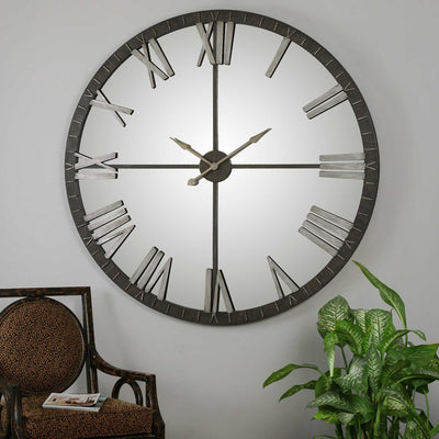 Uttermost Accessories Amelie Large Bronze Wall Clock House of Isabella UK