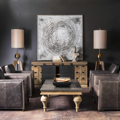 Uttermost Accessories Black Label Graffiti Hand Painted Canvas House of Isabella UK