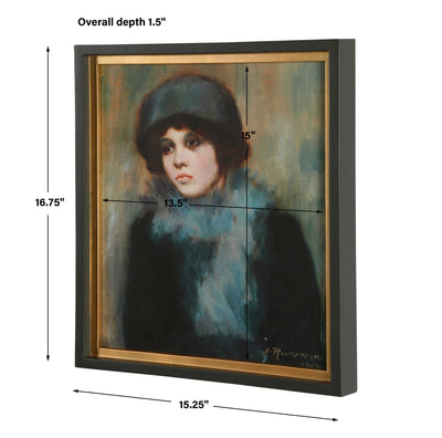 Uttermost Accessories Black Label Woman, 1914 Framed Canvas House of Isabella UK