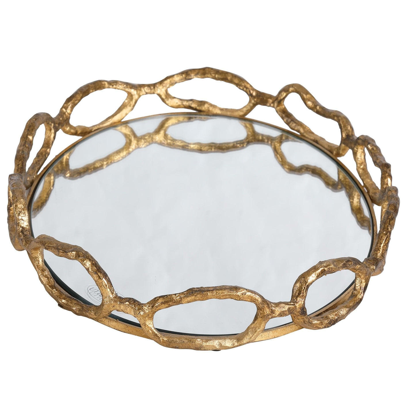 Uttermost Accessories Cable Chain Mirrored Tray House of Isabella UK