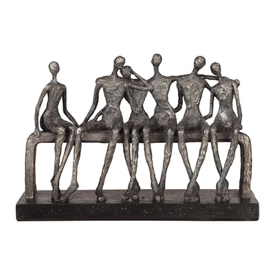 Uttermost Accessories Camaraderie Aged Silver Figurine House of Isabella UK