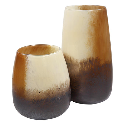Uttermost Accessories Desert Wind Glass Vases, S/2 House of Isabella UK
