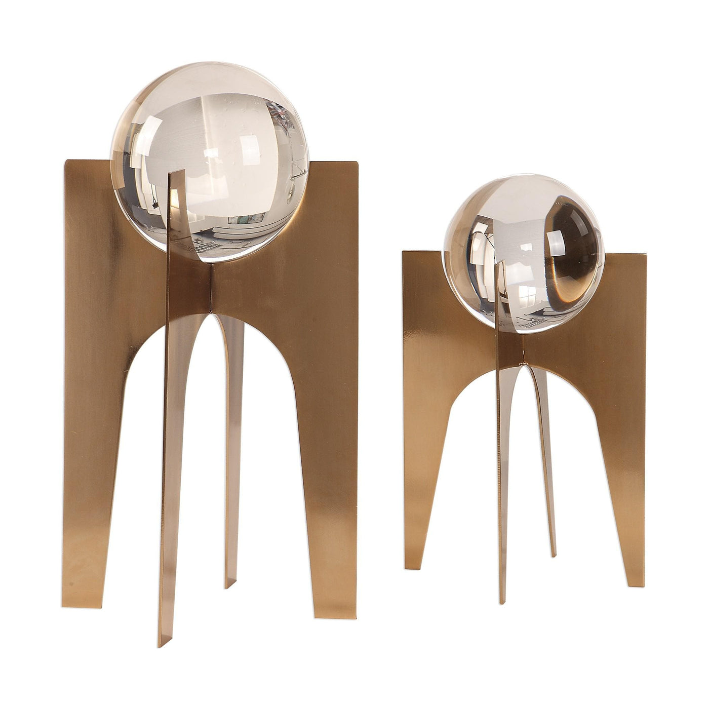 Uttermost Accessories Ellianna Crystal Spheres, S/2 House of Isabella UK