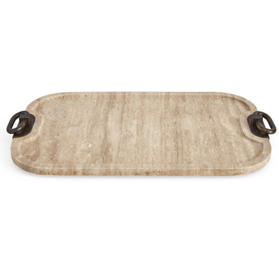 Uttermost Accessories Hippodrome Tray - Travertine House of Isabella UK