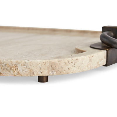 Uttermost Accessories Hippodrome Tray - Travertine House of Isabella UK