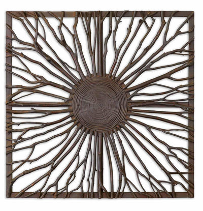 Uttermost Accessories Josiah Square Wooden Wall Art House of Isabella UK