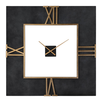 Uttermost Accessories Mudita Square Wall Clock House of Isabella UK