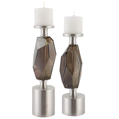 Uttermost Accessories Ore Candleholders, Set/2 House of Isabella UK