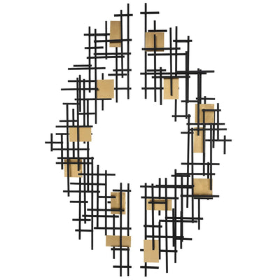 Uttermost Accessories Reflection Metal Grid Wall Decor, S/2 House of Isabella UK