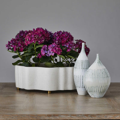 Uttermost Accessories Ripple Planter - Oval House of Isabella UK