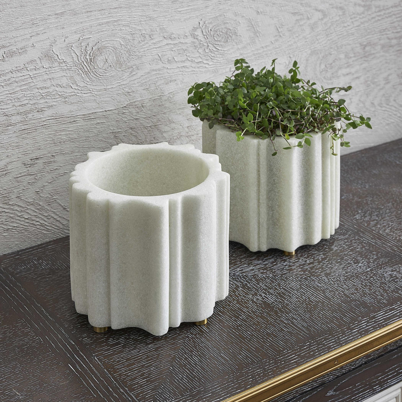 Uttermost Accessories Ripple Planter - Round House of Isabella UK