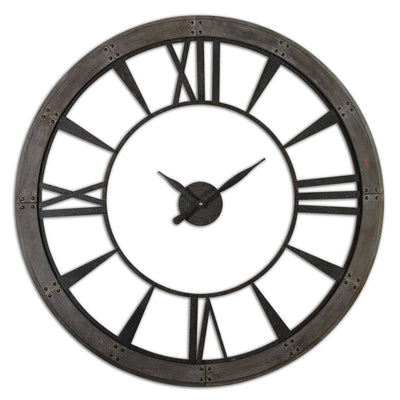 Uttermost Accessories Ronan Wall Clock, Large House of Isabella UK