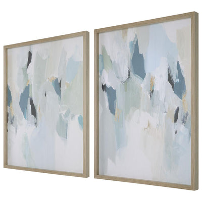 Uttermost Accessories Seabreeze Abstract Framedcanvas Prints Set/2 House of Isabella UK