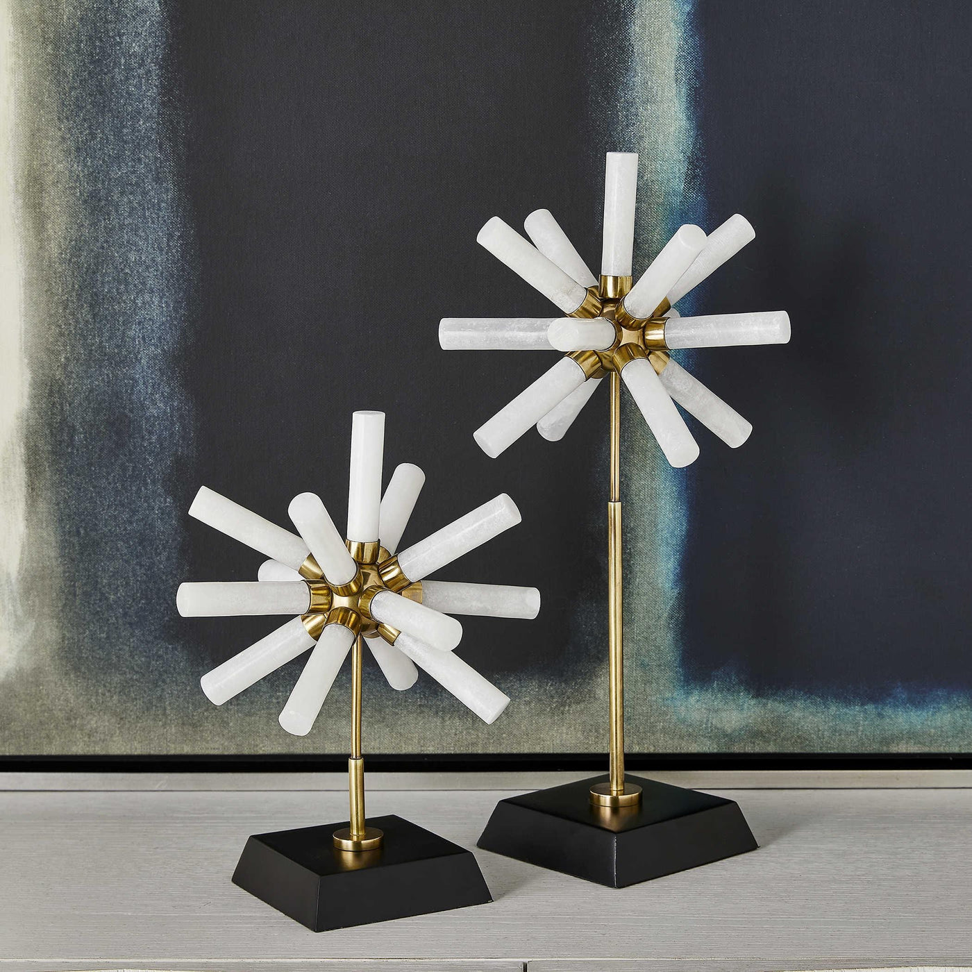 Uttermost Accessories Snowflake Sculptures, S/2 House of Isabella UK
