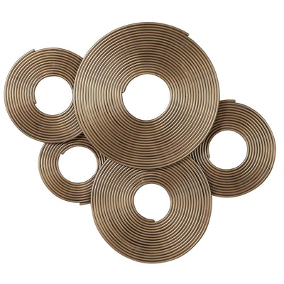 Uttermost Accessories Uttermost Ahmet Gold Rings Wall Decor House of Isabella UK