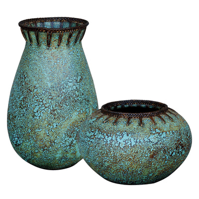 Uttermost Accessories Uttermost Bisbee Turquoise Vases, S/2 House of Isabella UK