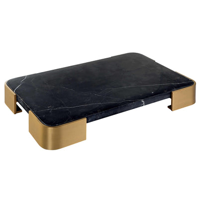 Uttermost Accessories Uttermost Elevated Tray/plateau - Black Marble Small House of Isabella UK