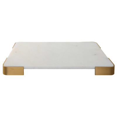 Uttermost Accessories Uttermost Elevated Tray/plateau - White Marble Large House of Isabella UK