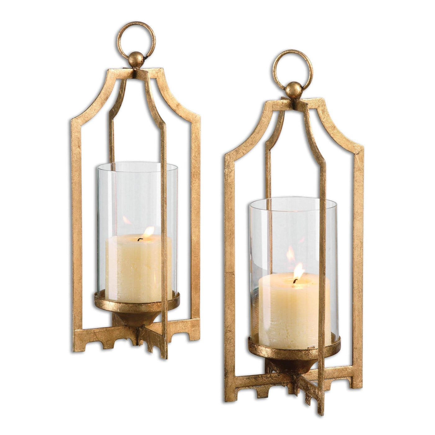 Uttermost Accessories Uttermost Lucy Gold Candleholders S/2 House of Isabella UK
