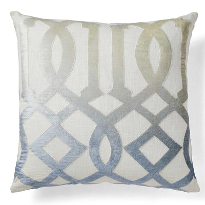 Uttermost Accessories Uttermost Ombre Fret Cushion - Blue House of Isabella UK