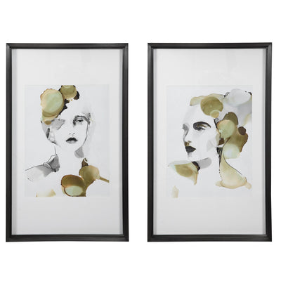 Uttermost Accessories Uttermost Organic Portrait Framed Prints, S/2 House of Isabella UK