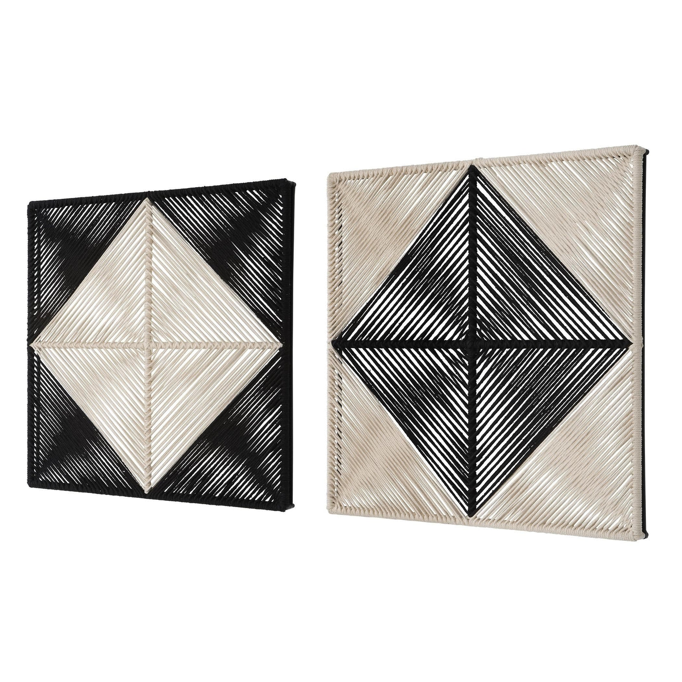 Uttermost Accessories Uttermost Seeing Double Rope Wall Squares, S/2 House of Isabella UK