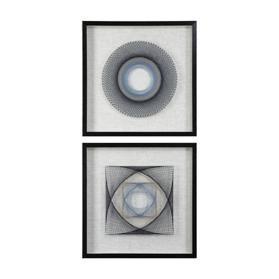 Uttermost Accessories Uttermost String Duet Geometric Art S/2 House of Isabella UK