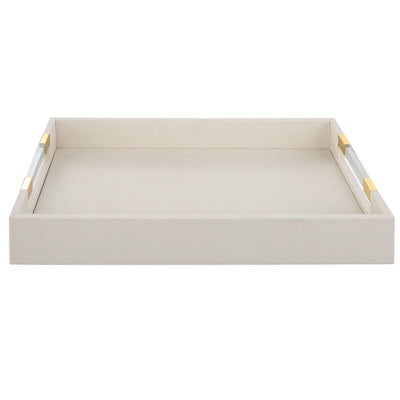 Uttermost Accessories Wessex White Shagreen Tray House of Isabella UK