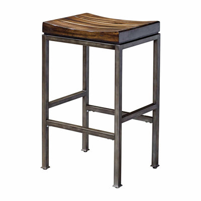 Uttermost Dining Beck Industrial Bar Stool House of Isabella UK