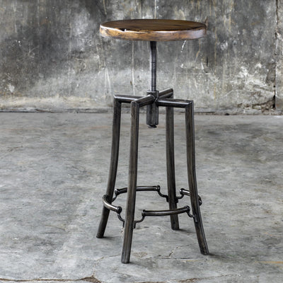 Uttermost Dining Westlyn Industrial Bar Stool House of Isabella UK