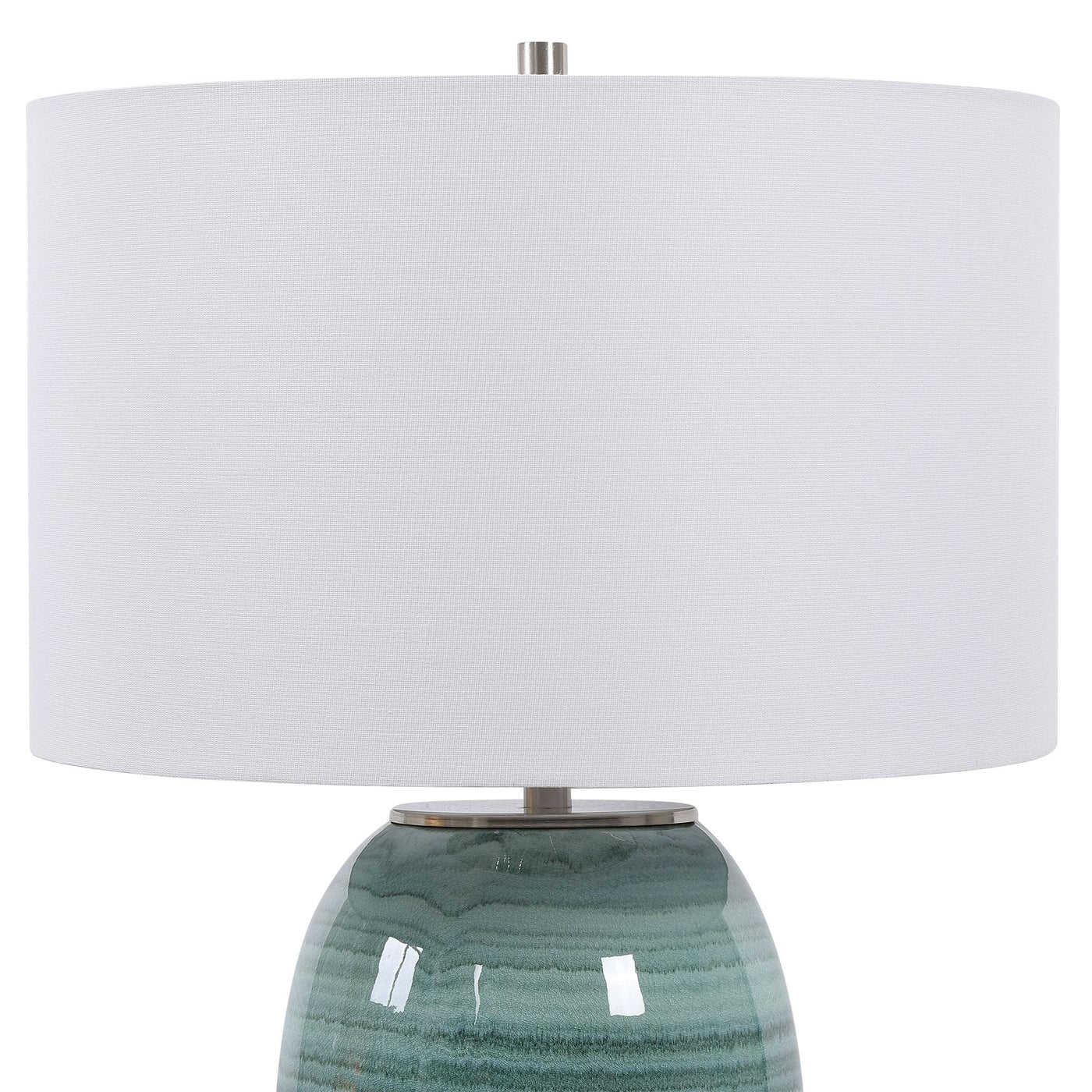 Uttermost Lighting Caicos Teal Table Lamp House of Isabella UK