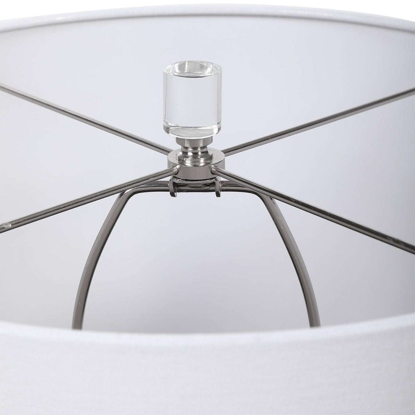 Uttermost Lighting Calia White Table Lamp House of Isabella UK