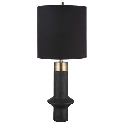 Uttermost Lighting Edge Table Lamp - Black House of Isabella UK