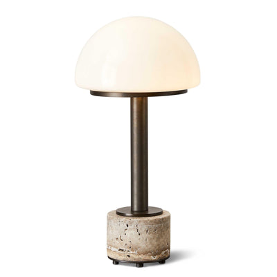 Uttermost Lighting Mushroom Mini Lamp - Gray Travertine House of Isabella UK